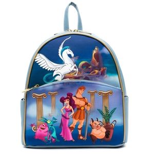 NWT Danielle Nicole - Disney Hercules Mini Backpack - Blue